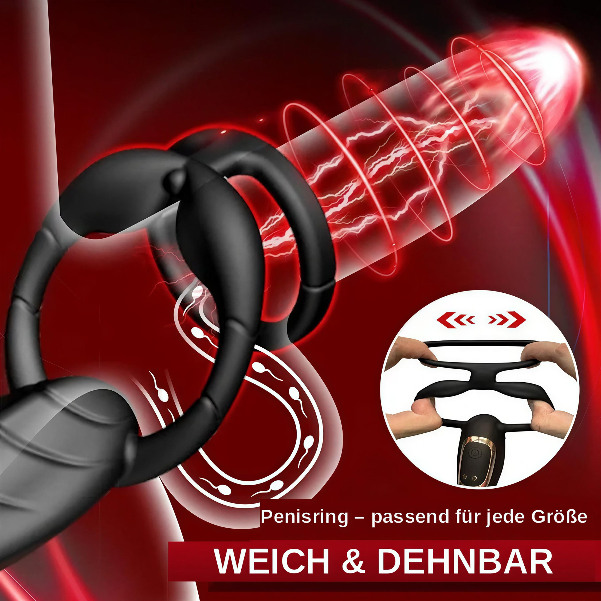 The Scorpion 3-in-1 – Ring, Perineum & Plug