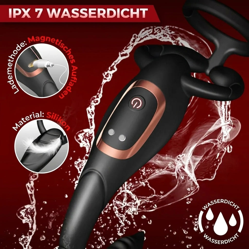 The Scorpion 3-in-1 – Ring, Perineum & Plug